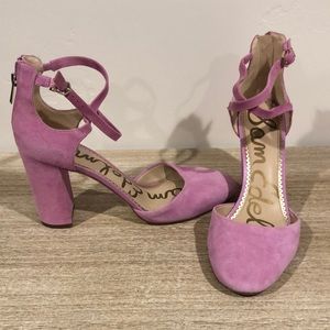 Pink suede high heels - Sam Edelman